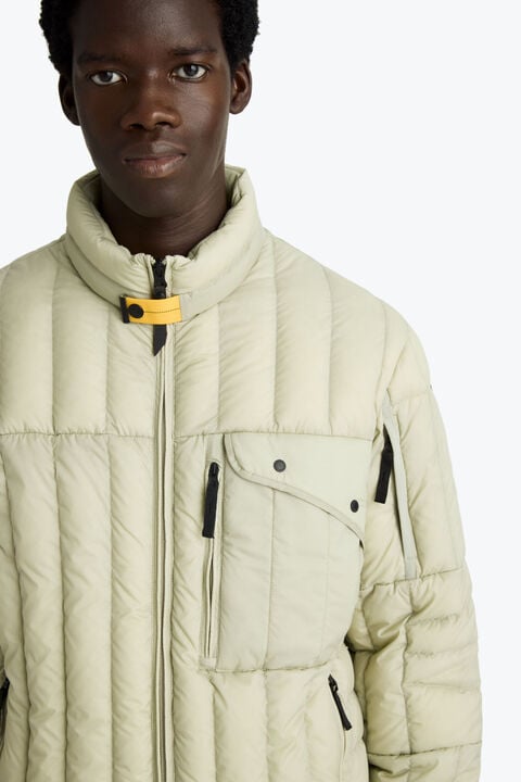 Parajumpers KUON - SHORT PUFFER ASPARAGUS 26SMPMPUIP01P240342