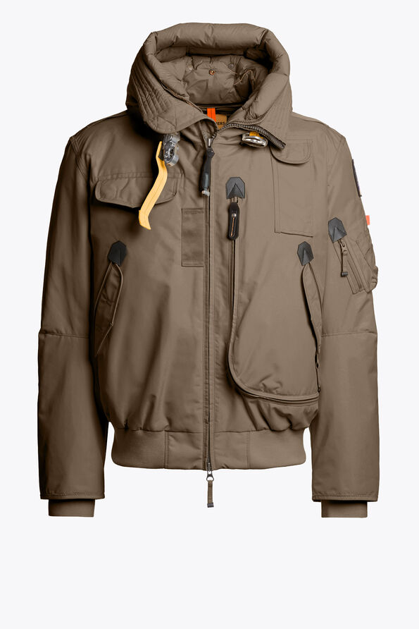 Parajumpers GOBI - HOODED BOMBER SLATE MUD 26WMPMJKMA01P010128