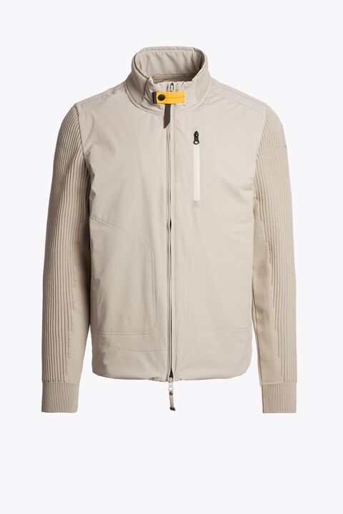 Parajumpers ZORBA - FULL-ZIP CARDIGAN CHATEAU GREY 25WMPMHYKT02P360110