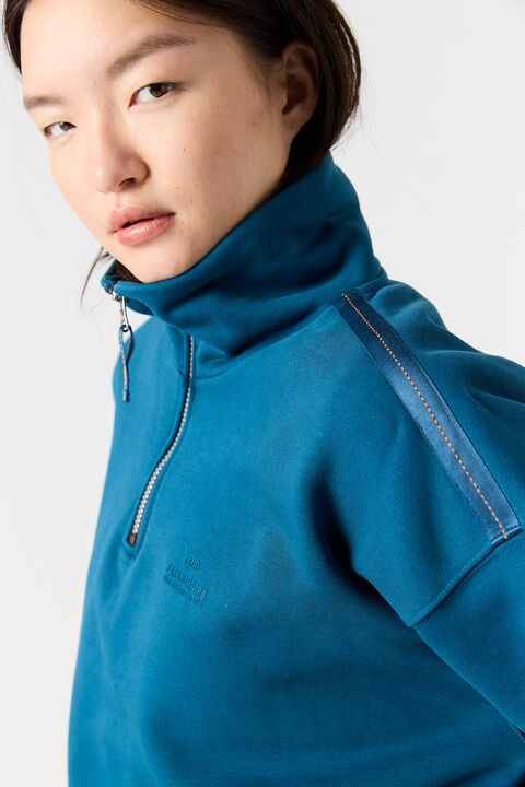 Parajumpers ZENDAYA - HALF-ZIP SWEAT INTERSTELLAR 25WMPWFLEY32PU60708