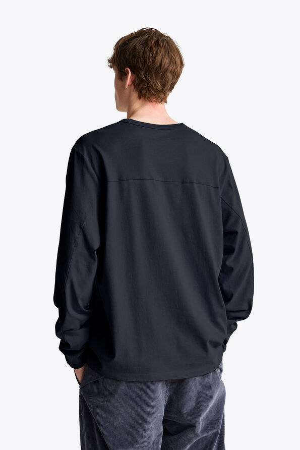 Parajumpers CASPIAN - T-SHIRT MANCHES LONGUES BLUE NAVY 26WMPMTSRJ03P200316
