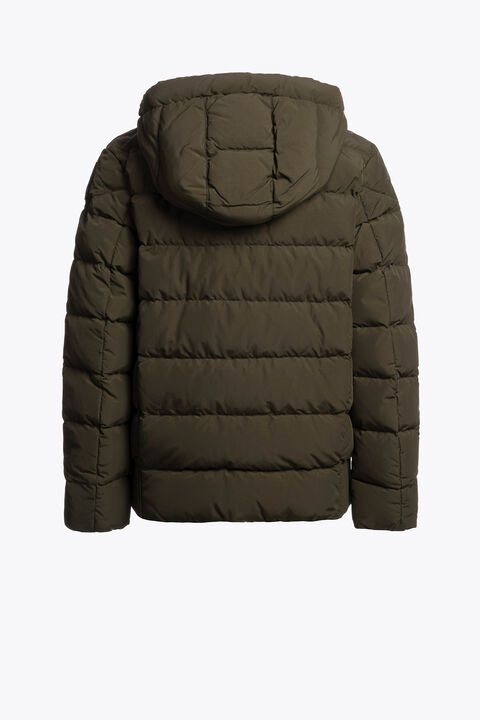 Parajumpers CASSIAN - HOODED DOWN JACKET DEEP MOSS 25WMPBPUTT62PBF0117