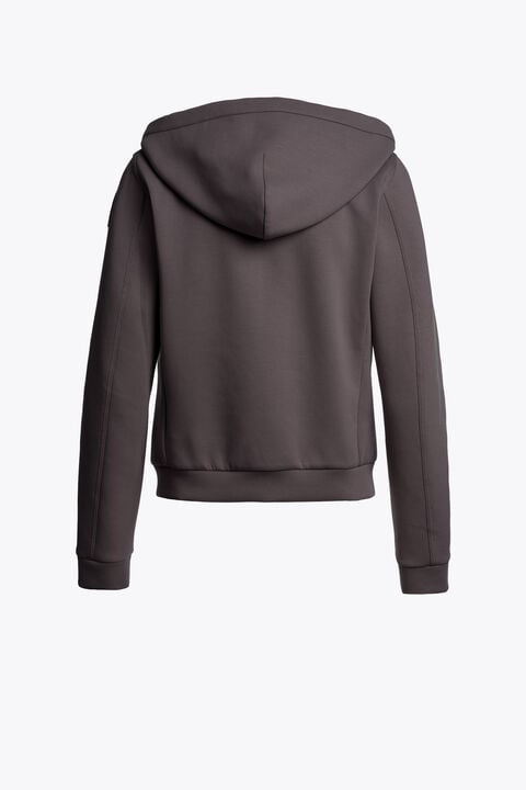 Parajumpers CAELIE - HYBRID SWEATSHIRT GRAPHITE ORCHID 26WMPWHYFP31P630124