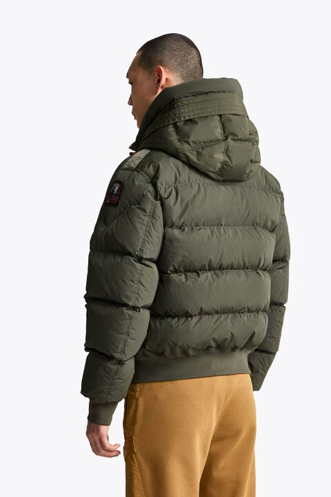 Parajumpers WILMONT - HOODED BOMBER BLACK 26WMPMPUHF02P300541