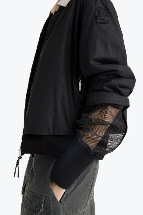 Parajumpers ANDREJA - PADDED BOMBER BLACK 26SMPWJKBH31P760541