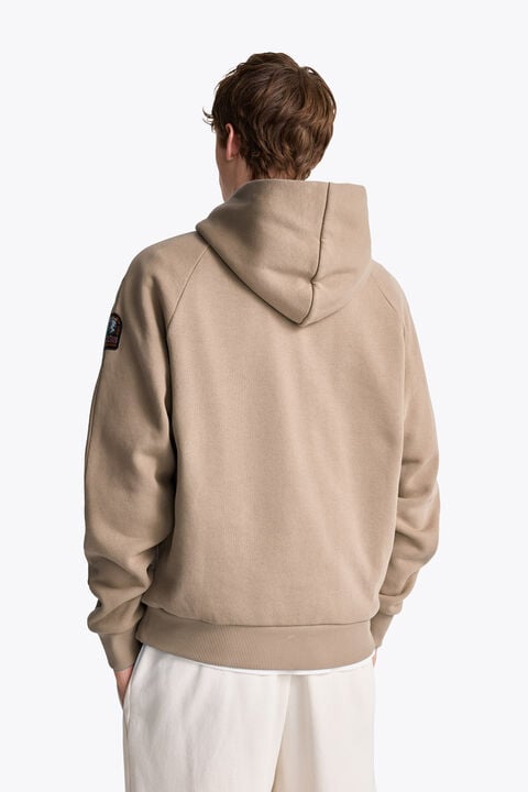Parajumpers AIDONE - HOODED SWEATSHIRT SLATE MUD 26WMPMFLFJ02P190128