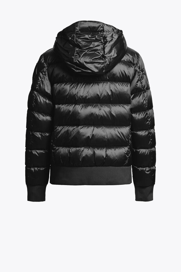 Parajumpers PHARRELL - HOODED BOMBER BLACK 25WMPBPUSX73PBE0541