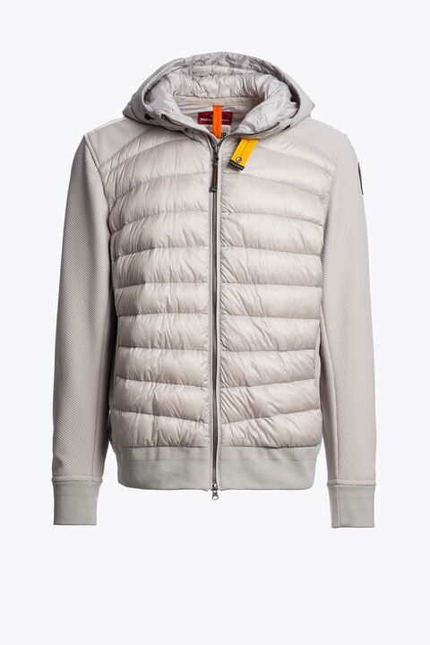 Parajumpers BUCK - HYBRID JACKET MID GREY 26WMPMHYWU04P100137