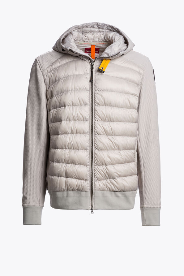 Parajumpers BUCK - HYBRID JACKET MID GREY 26WMPMHYWU04P100137