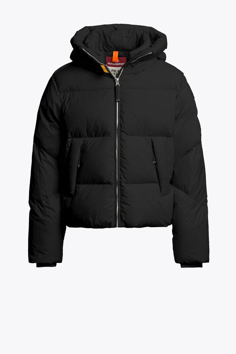Parajumpers VANIA - SHORT PUFFER BLACK 25WMPGPUPP81PGD0541