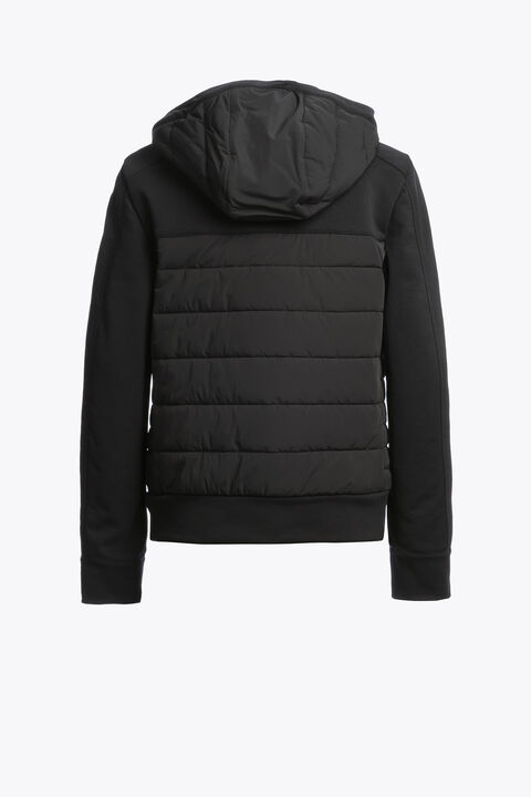 Parajumpers MANFRED - HYBRID JACKET BLACK 25WMPBHYHH61PBI0541