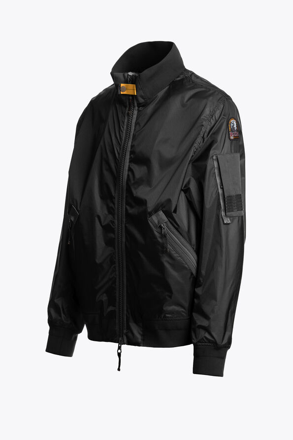 Parajumpers CROFTON - HYBRIDE JAS BLACK 26SMPMJKRV03P310541