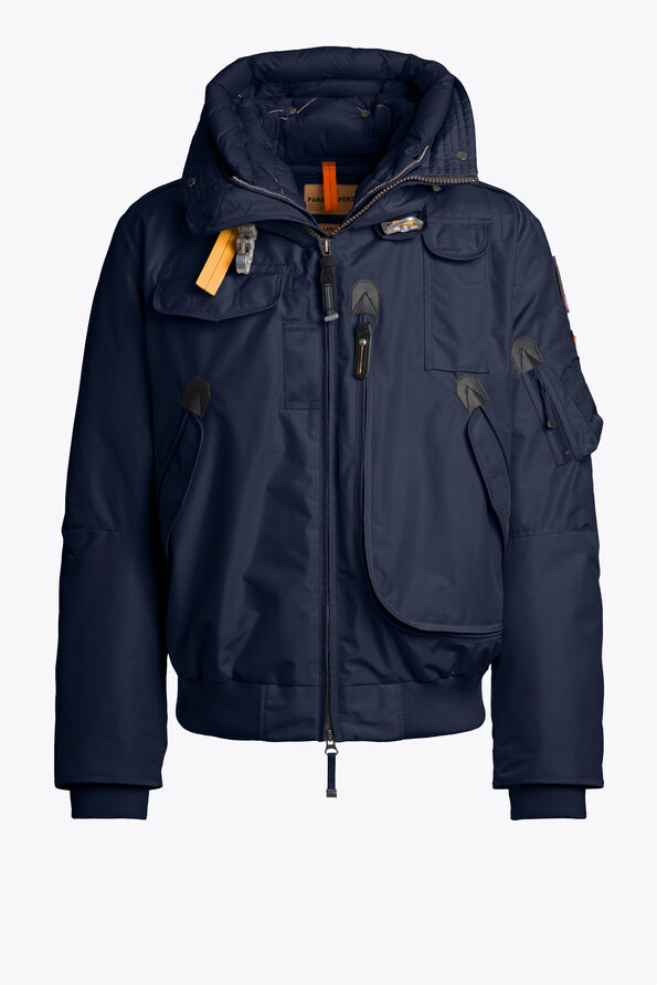 Parajumpers GOBI - HOODED BOMBER BLUE NAVY 25WMPMJKMA01P010316