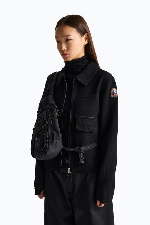 Parajumpers KEMP - CROSSBODY BAG BLACK SPEMPABABA020000541