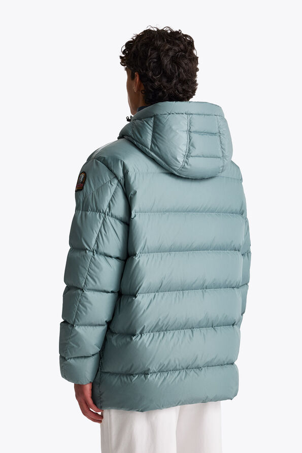 Parajumpers SALLINS - HOODED DOWN PARKA GREEN-BLUE 26WMPMPUTT02P080782
