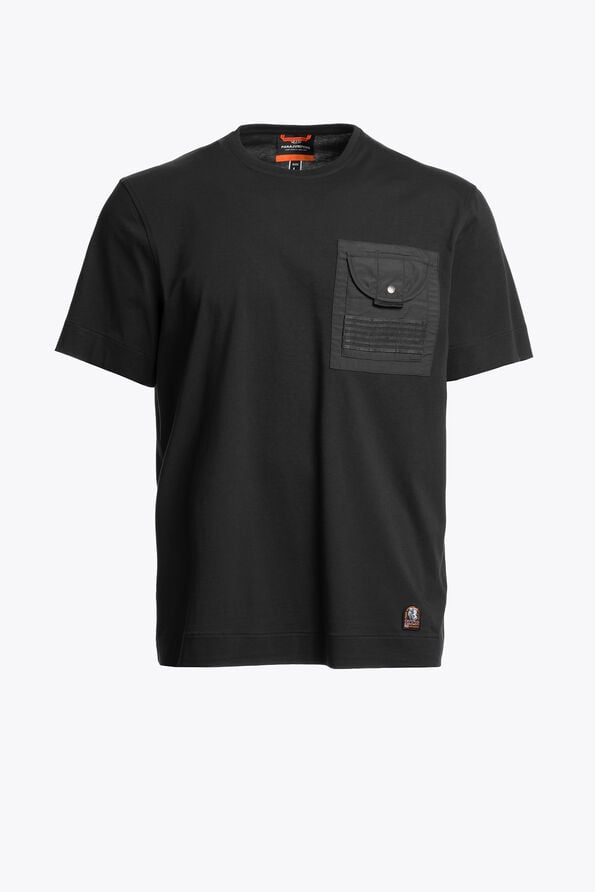 Parajumpers MALHAM - T-SHIRT BLACK 26SMPMTSRY01P360541