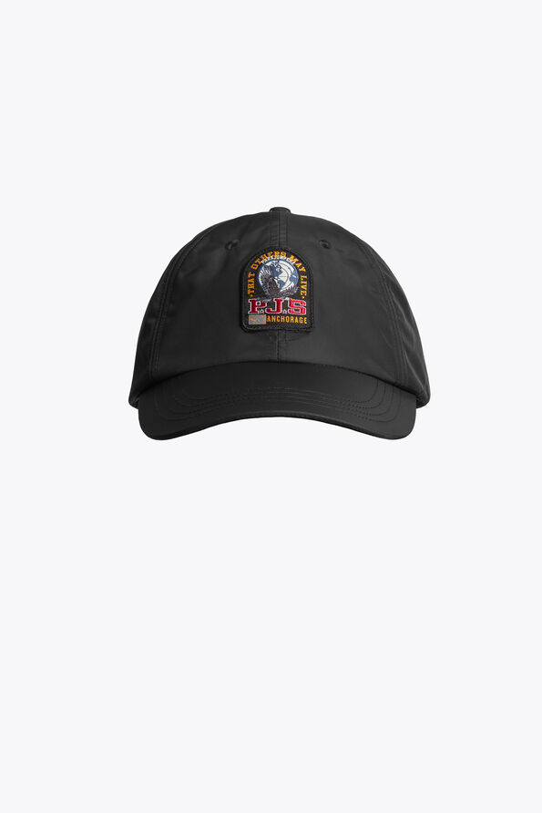 Parajumpers PATCH - BASEBALL CAP BLACK 26WMPABCHA06PAA0541