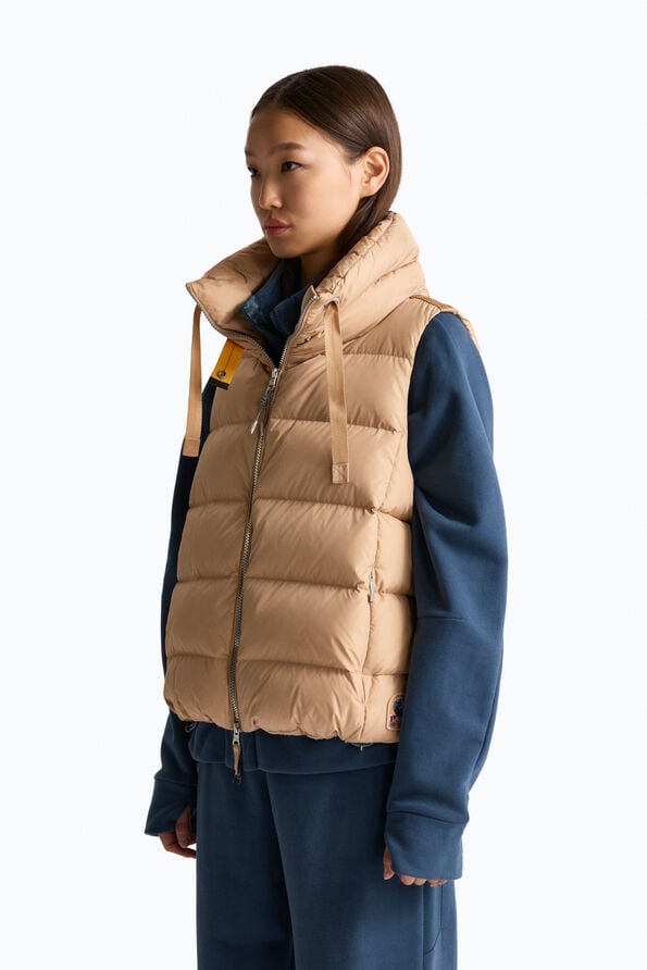 Parajumpers NOLENE - DOWN VEST GINGER ROOT 26WMPWPUTT31P590116