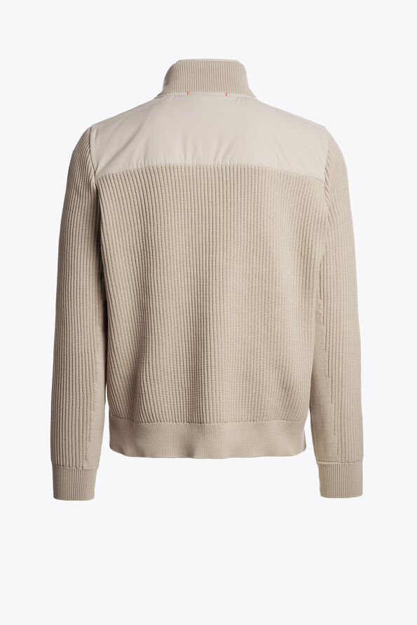 Parajumpers ZORBA - FULL-ZIP CARDIGAN CHATEAU GREY 25WMPMHYKT02P360110