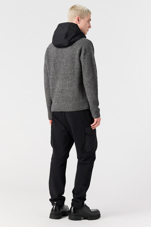 Parajumpers NOTAK - CREWNECK SWEATER BLACK 25WMPMKNWK03P490541