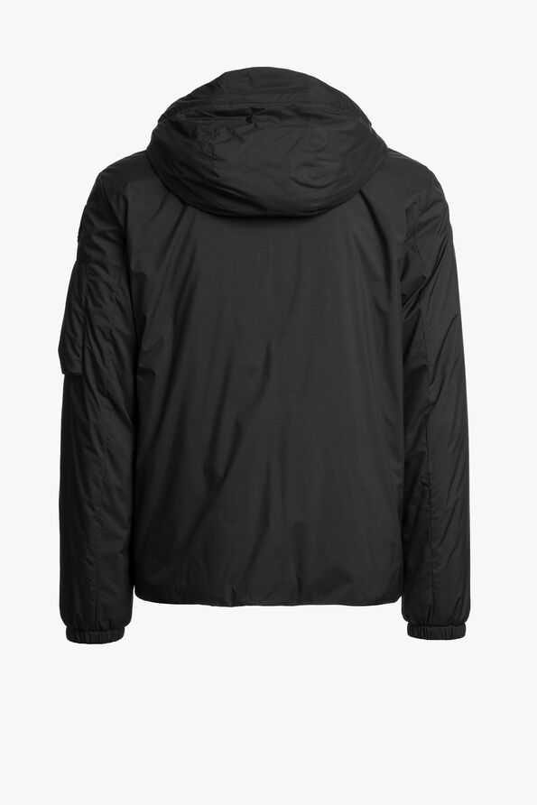Parajumpers BALCARRES - HOODED JACKET BLACK 26WMPMJKTA02P420541