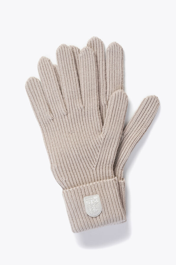 Parajumpers PLAIN - MERINO WOOL GLOVES CHATEAU GREY 25WMPAGLGL15PAT0110
