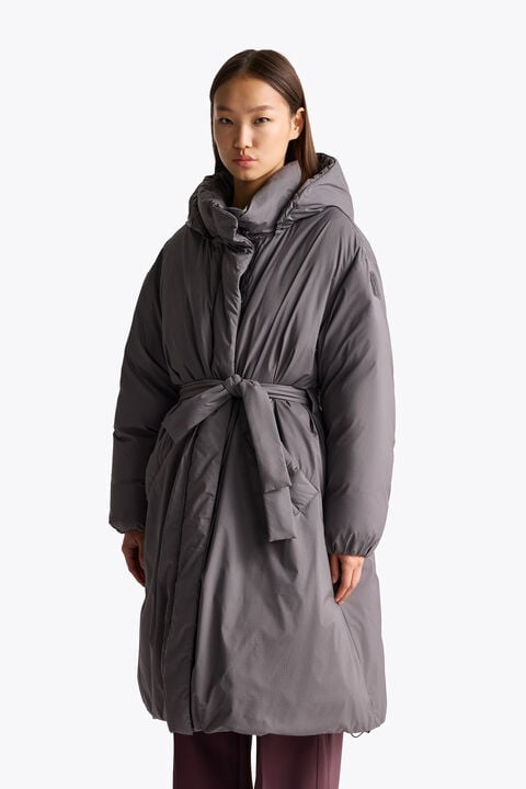 Parajumpers DERAS - LONG JACKET GRAPHITE ORCHID 26WMPWPUTA30P810124