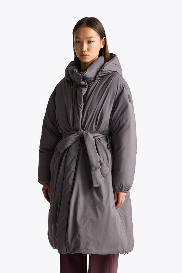 Parajumpers DERAS - LONG JACKET GRAPHITE ORCHID 26WMPWPUTA30P810124