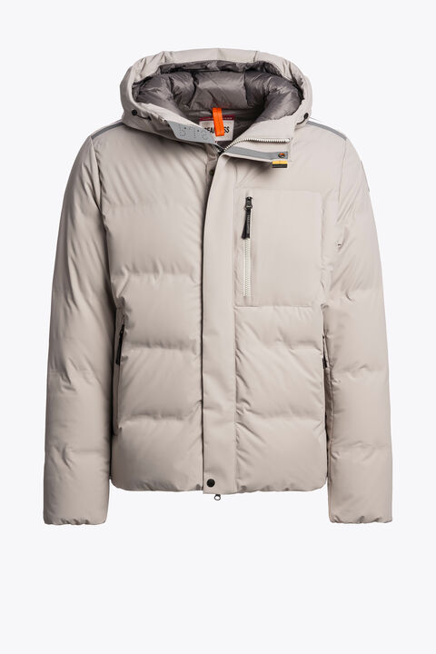 Parajumpers TAIGA - HOODED JACKET CHATEAU GREY 25WMPMJKSS01P160110