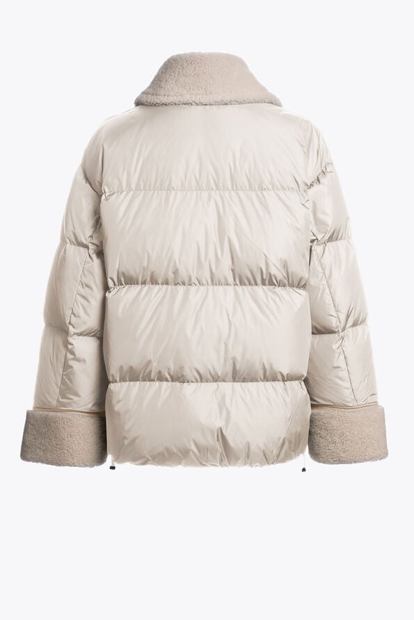 Parajumpers CHYNA - SHORT PUFFER IVORY 26WMPWJKHN31P550531