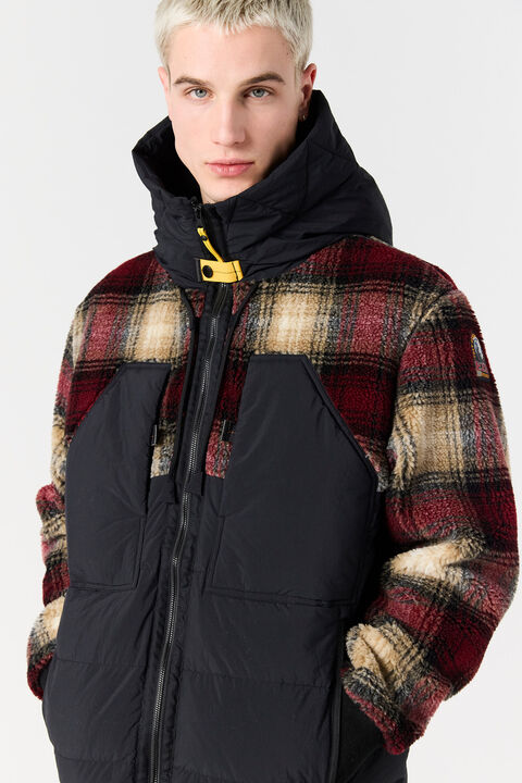 Parajumpers YOUNG - CURLY FLEECE HOODIE RED - BLACK - WHITE - BEIGE 25WMPMJKHP02P31M007