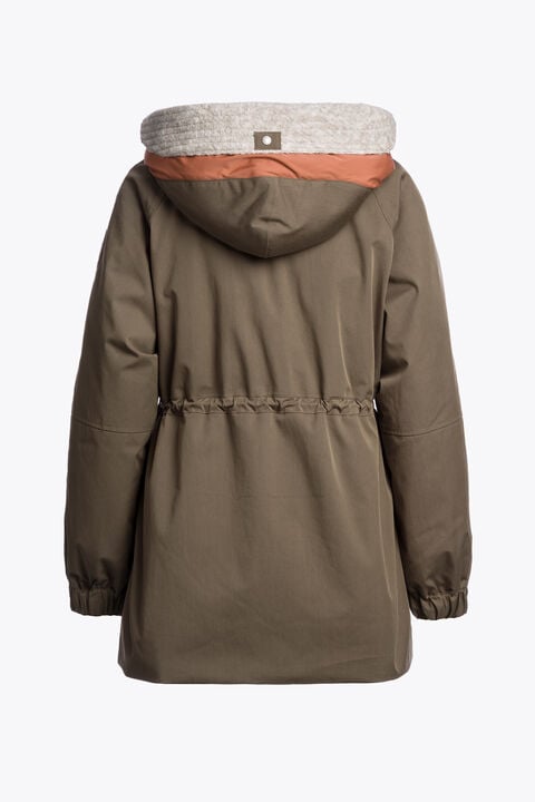 Parajumpers NARUSE - HOODED PARKA SLATE MUD - TANDORI 26WMPWJKBI32P66B070