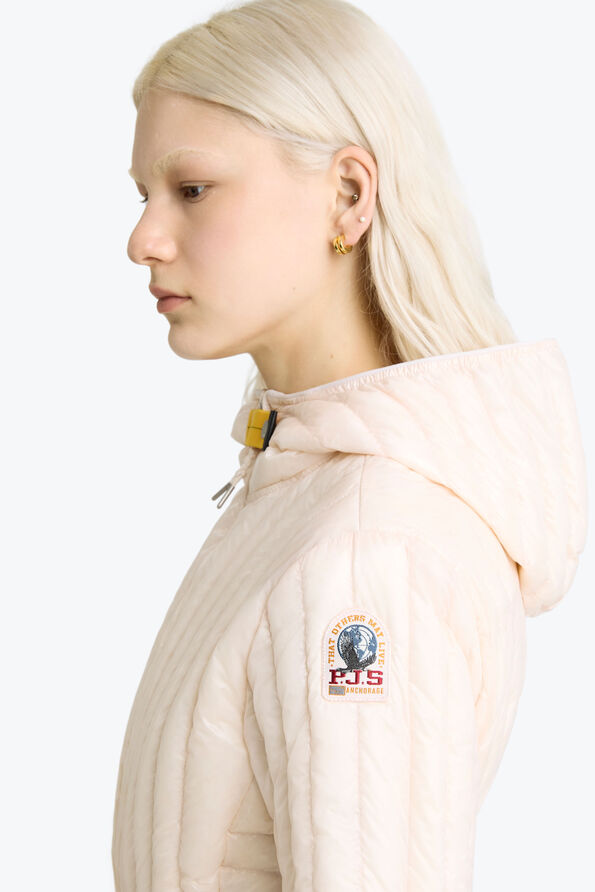 Parajumpers KUON - SHORT PUFFER BLUSH WHITE 26SMPWPUIP33P700281