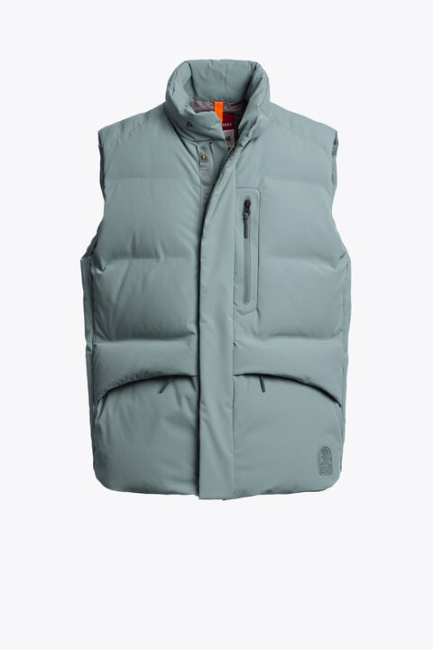 Parajumpers AMISK - GILET MATELASS&Eacute; GREEN-BLUE 26WMPMJKSS03P410782
