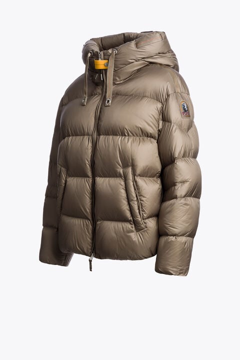 Parajumpers TILLY - HOODED DOWN JACKET SLATE MUD 26WMPWPUHY32P570128