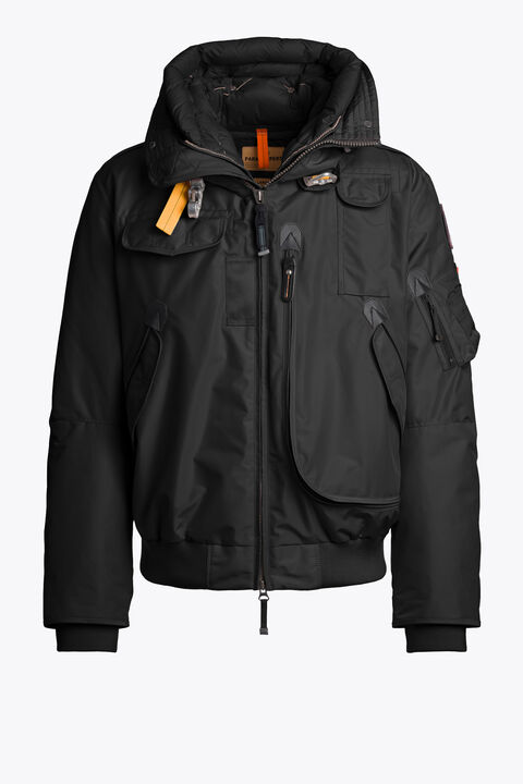 Parajumpers GOBI - HOODED BOMBER BLACK 25WMPMJKMA01P011541