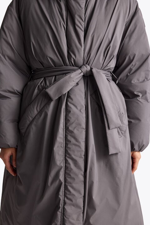 Parajumpers DERAS - LONG JACKET GRAPHITE ORCHID 26WMPWPUTA30P810124