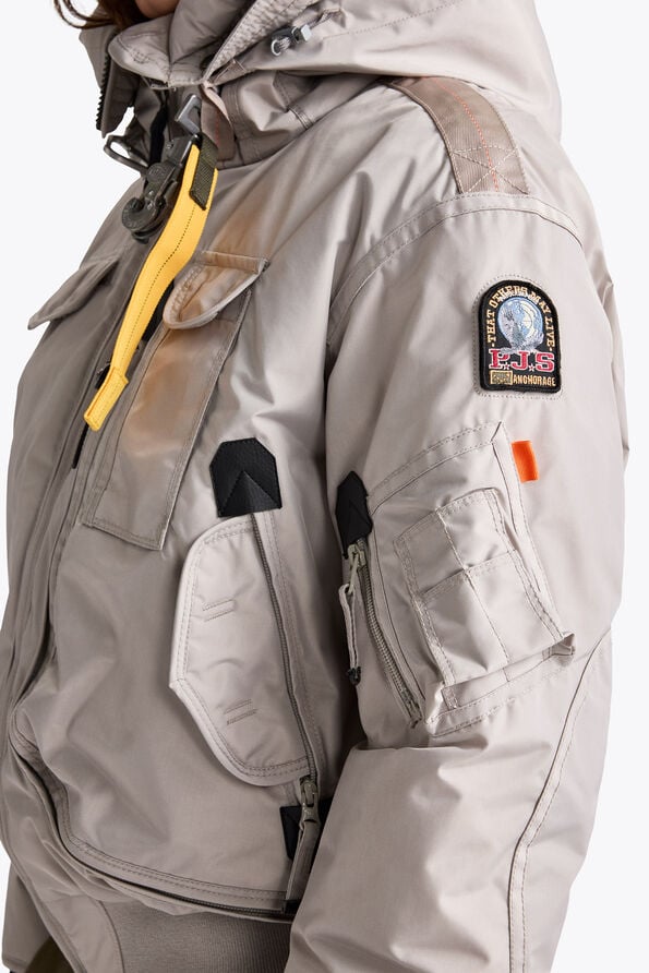 Parajumpers GOBI - HOODED BOMBER BLACK 26WMPWJKMA31P510541