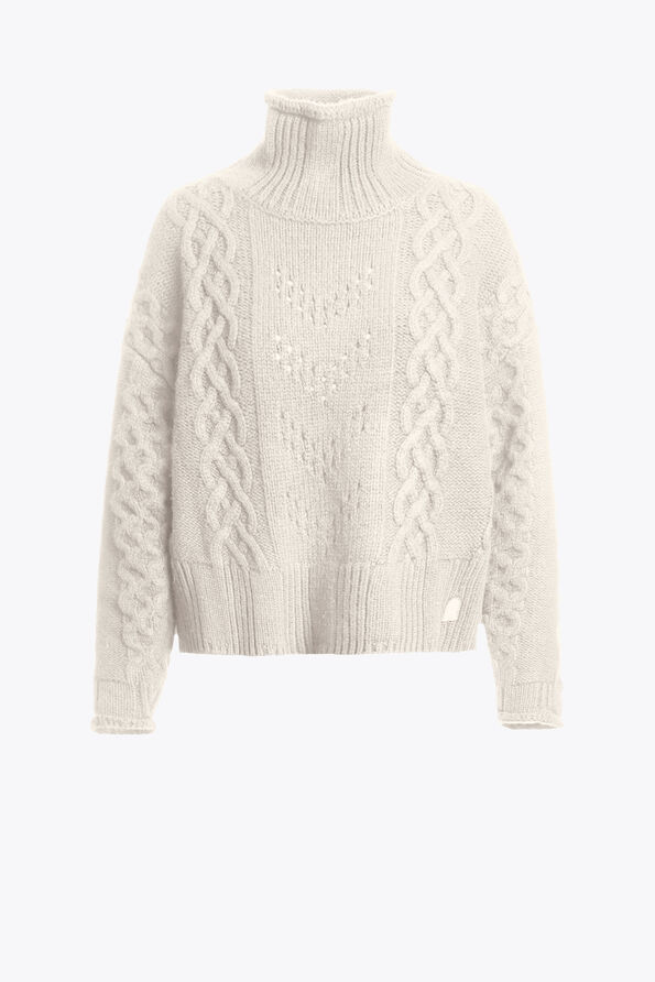 Parajumpers GYPSY - TURTLENECK SWEAT MOONBEAM 25WMPWKNAK33PE30775