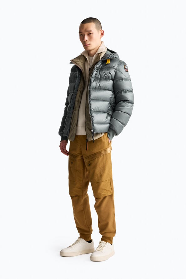Parajumpers AOINO - SHORT JACKET MUTED KHAKI - SLATE MUD 26WMPMJKLB01P24B077