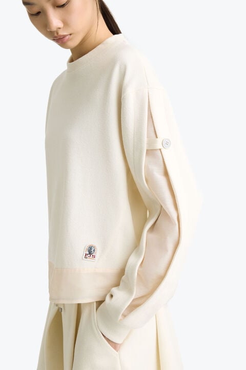 Parajumpers REONA - CREWNECK SWEATSHIRT MOONBEAM 26SMPWFLEH32P710775