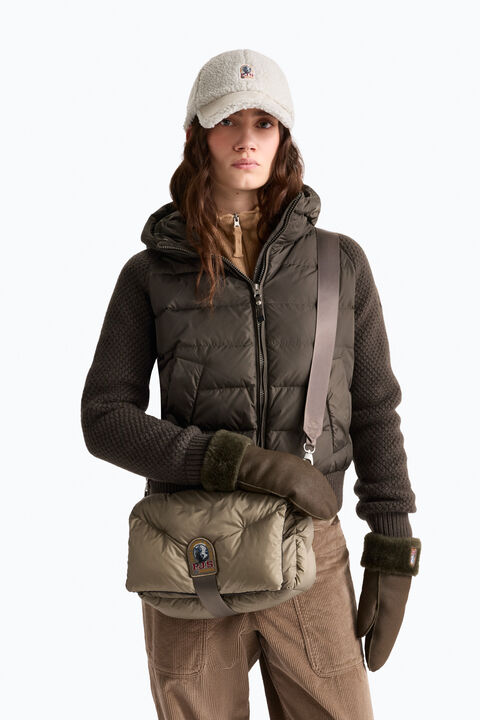 Parajumpers KELLIE - BAGUETTE BAG SLATE MUD 26WMPABABA34PAM0128
