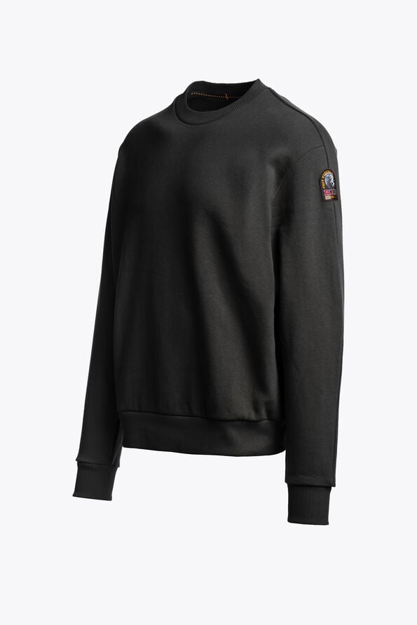 Parajumpers KEOTA - SWEATSHIRT COL ROND BLACK 26WMPMFLFJ01P190541