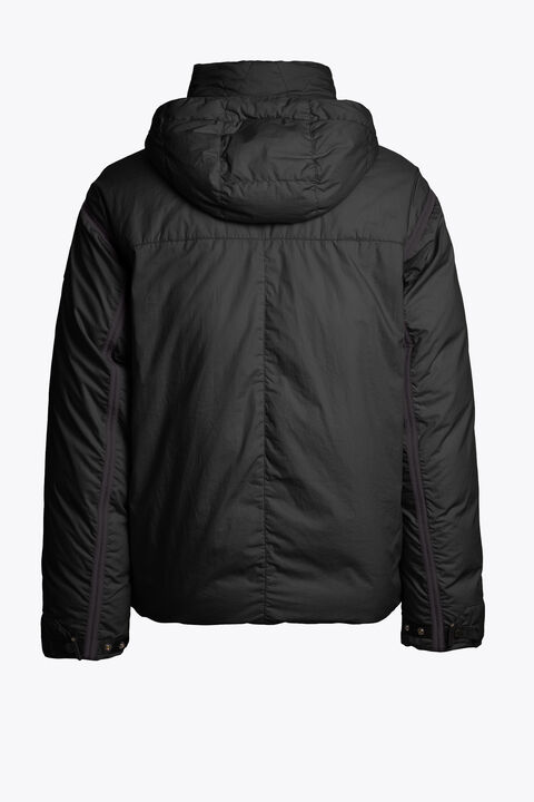 Parajumpers BLACKBURN - HOODED JACKET BLACK  -  PHANTOM 25WMPMJKNA01P07B053