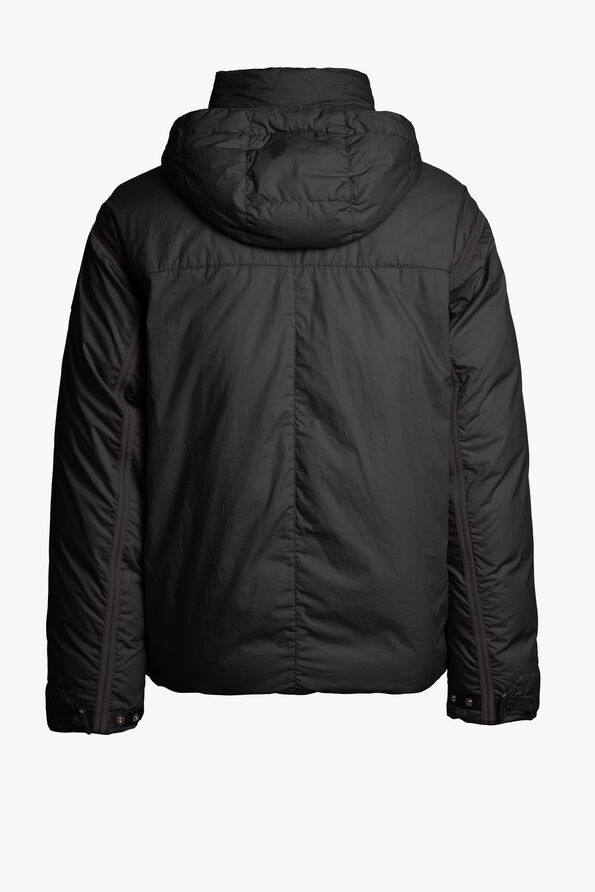 Parajumpers BLACKBURN - HOODED JACKET BLACK  -  PHANTOM 25WMPMJKNA01P07B053