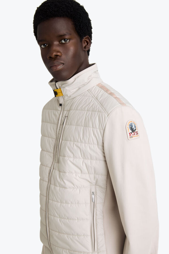 Parajumpers ELLIOT- HYBRID SWEATSHIRT ASHEN SAGE 26SMPMHYFP02P060274