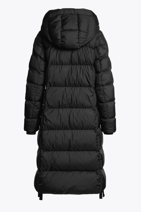 Parajumpers PANDA - LONG DOWN JACKET BLACK 25WMPWPUEL31P700541