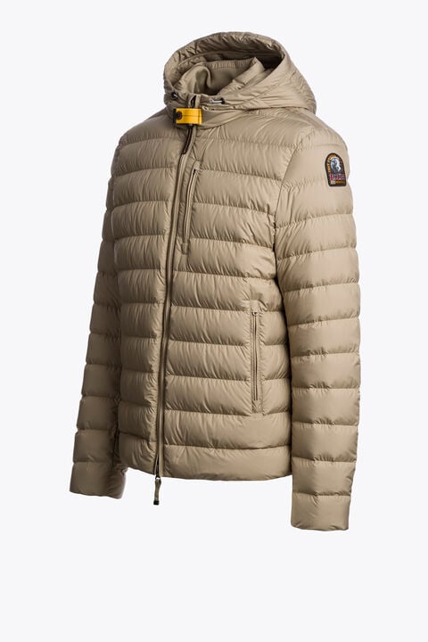 Parajumpers LAST MINUTE - HOODED DOWN JACKET MUTED KHAKI 26WMPMPUSL02P090136