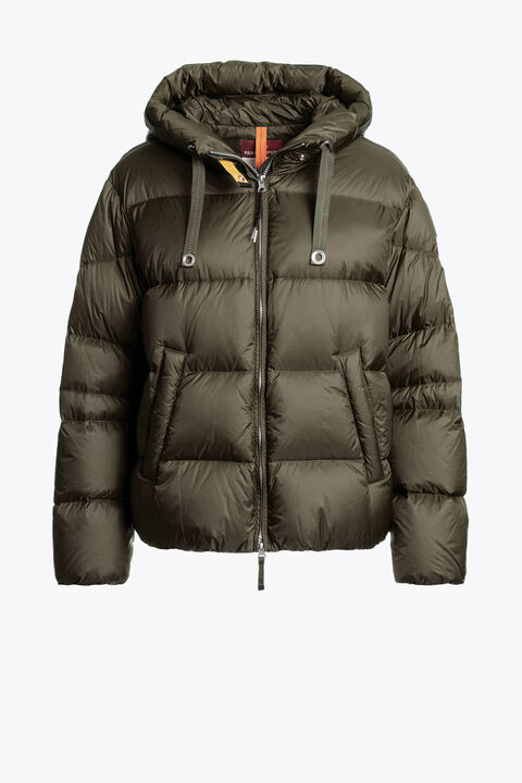 Parajumpers TILLY - HOODED DOWN JACKET OLIVE GREY 25WMPWPUHY32P730103
