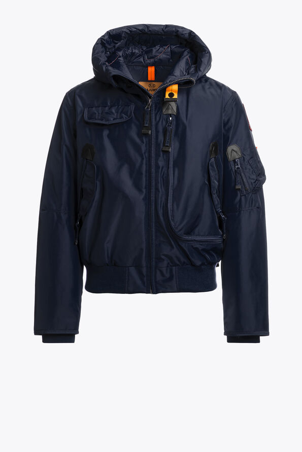 Parajumpers GOBI - HOODED BOMBER BLUE NAVY 25WMPBJKMA61PBA0316